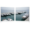 Baxton Studio Yacht Congregation Mounted Photography Print Diptych