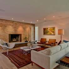 Mid-century fireplaces