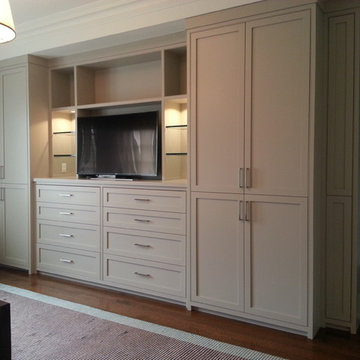 custom bedroom wall unit