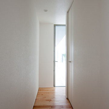 Design with open feeling that does not show private life 私生活を見せない開放感のある住宅デザイン