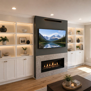 Maple, ON, Main Floor Remodeling with load bearing wall removals