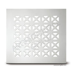 Architectural Grille - PERFORATED GRILLE: #218 - CROSS LINK - Registers Grilles And Vents