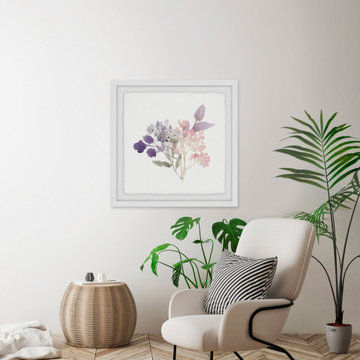 "Watercolor Bouquet 3" Framed Painting Print
