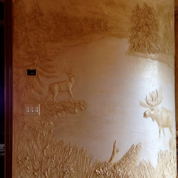 Bas-relief Wall Mural