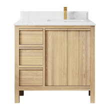 Hall bath vanity