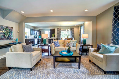 Transitional home design photo in Baltimore