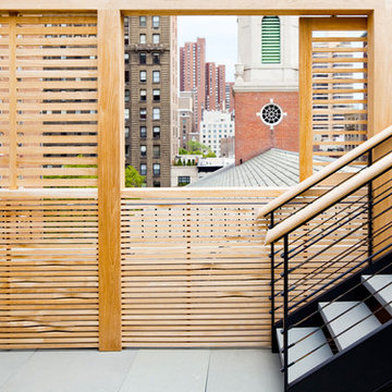 Bluestone & Steel Stairs