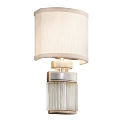 Corbett - Corbett Small Talk 12 1/2" High Crystal Silver Wall Sconce - Wall Sconces