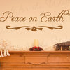 Wall Decal Sticker Quote Vinyl Art Lettering Letter Peace on Earth Christmas C18