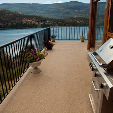 Tufdek Vinyl Decking | Supreme Walnut Installation