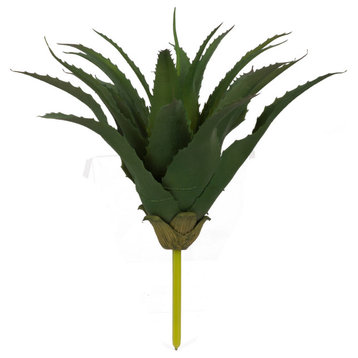 Faux Aloe Artificial Plant, Green
