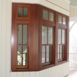 Mahogany Double Hung Windows - Windows