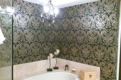 Elegant bathroom photo in Other