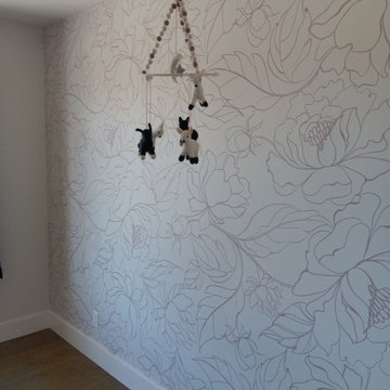 Wallpaper installation Nursery in Pflugerville