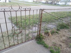 Wire Fence For Backyard Of 1920 Bungalow