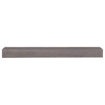 Zachary Non-combustible natural wood look 72" Shelf Little River Finish