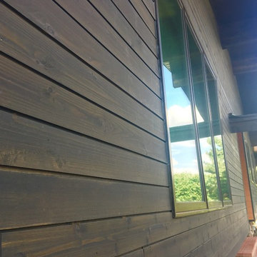 Shiplap cedar siding/New Architectural shingles