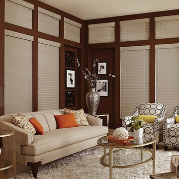 WOOD BLINDS - Lafayette Interior Fashions - Living Room Ideas