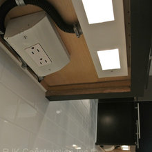 Under cabinet outlet/lights
