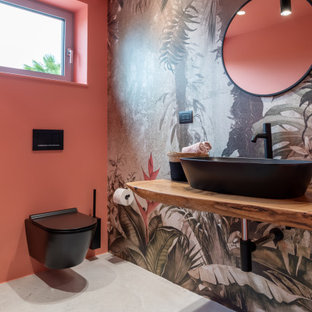 Foto di un bagno di servizio design