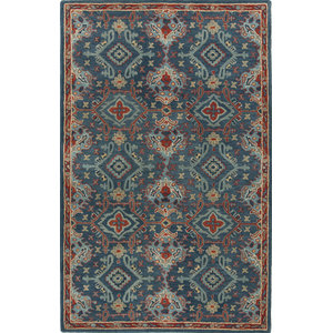 Safavieh Heritage Collection HG415H Handmade Traditional Oriental Premium Wool Area Rug 8' x 10' Multi Charcoal 