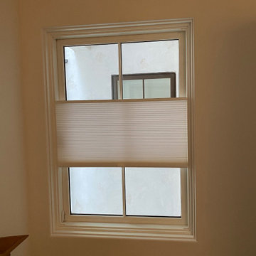Customer Photos of Installed Pleated Blinds and Honeycomb Shades
