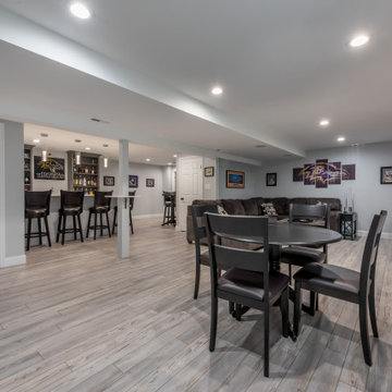 Raven's Basement Bar, Family TV Area and Exercise Room