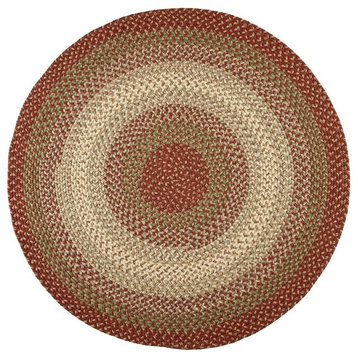 Rhody Rug Easy Living Rug, Spanish Red, 4' Round