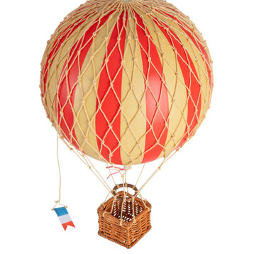 Travels Light Decorative Hot Air Balloon, Blue, True Red