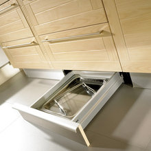 Toe kick storage