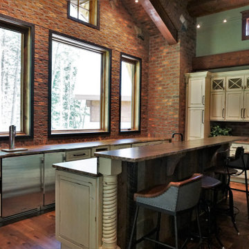 Timberbuilt Rustic Bar and Billiards room