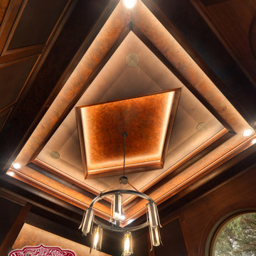 Leather and Walnut Burl Panleing