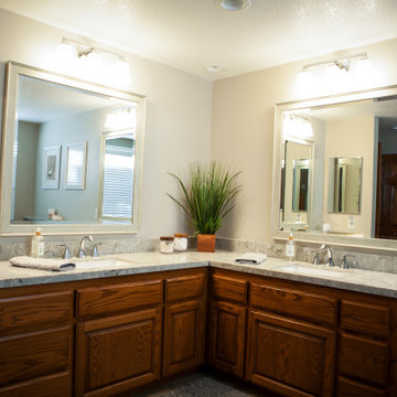 An eclectic remodel #26, a master bathroom with room to breathe in Claremont, CA