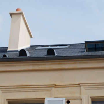 Surelevation d'une maison classée
