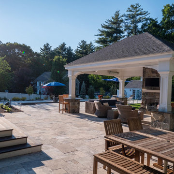 Pembroke 20'x44' PermaCrete Vinyl Liner In Ground Swimming Pool