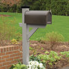 Hazleton Mailbox Post, Harbor Gray