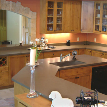 Lagos Blue CaesarStone Quartz Kitchen Countertops