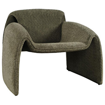 Dolce Mid-Century Modern Bent Angle Upholstered Accent Chair