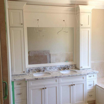 Vanity and laundry room
