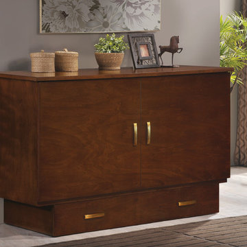 Sleep Chest in Dark Wood - Closed