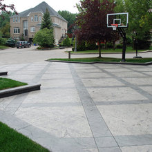 Stamped Concrete Driveway