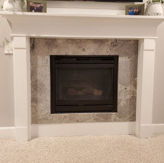 My Himalaya White granite counters have been installed!