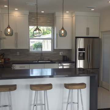 Miami Springs Interior remodeling, new Kitchen and powder room