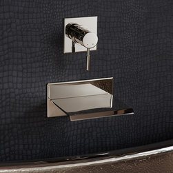 LAVELLE WALL-MOUNT WATERFALL TUB FAUCET - Bathtub Faucets