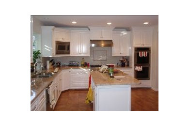 Elegant kitchen photo in Los Angeles