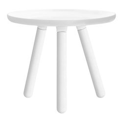 Normann Copenhagen Tablo Table Small White/White - Side Tables & End Tables