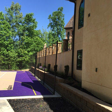 Cepeda Home Addition with Garage and Basketball Court