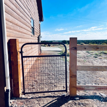 Three Rail with Mesh Wire & Picket Fence | Installation
