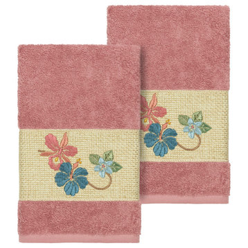 Caroline 2 Piece Embellished Hand Towel Set