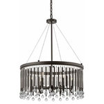 Kichler Lighting - Kichler Lighting 43723ESP Piper - Six Light Chandelier - Piper 6 Light Chandelier/Pendant mixes modern withPiper 6 Light Chande  *UL Approved: YES Energy Star Qualified: n/a ADA Certified: n/a  *Number of Lights: 6-*Wattage:60w Incandescent bulb(s) *Bulb Included:No *Bulb Type:Incandescent *Finish Type:Espresso